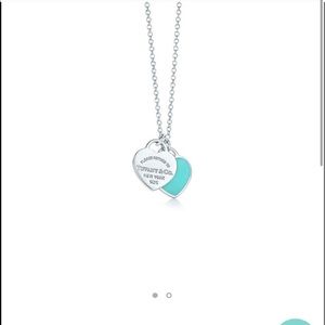 Tiffany and Co Double Heart Tag Pendant